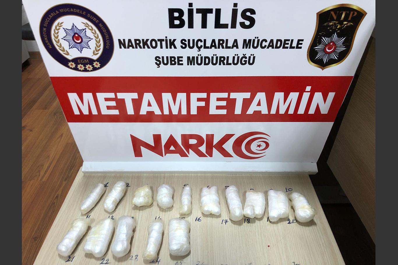 Bitlis’te uyuşturucu ele geçirildi